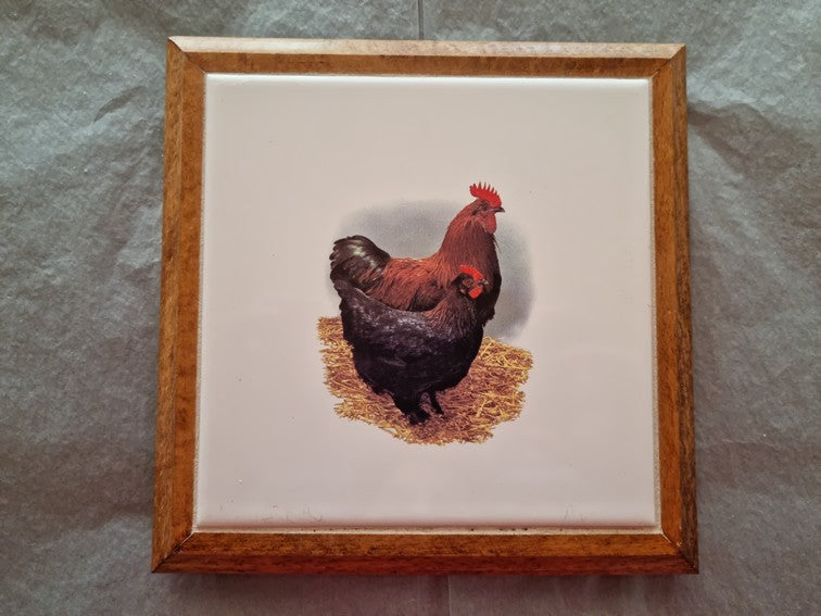 Dessous de Plat Contour Bois Carreau