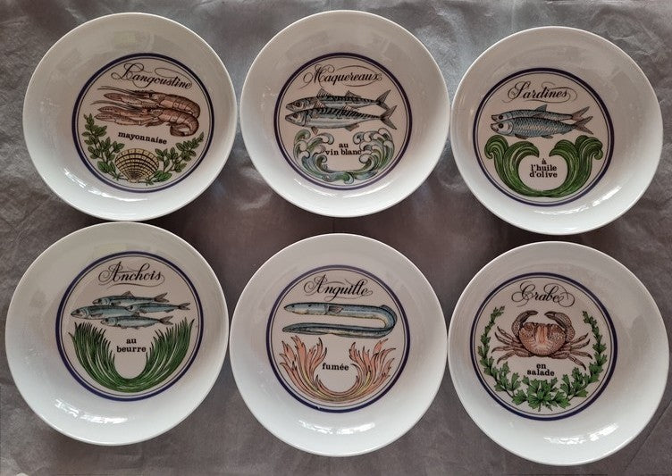 DESTOCKAGE LOT 6 ASSIETTES CALOTTE CREUSE