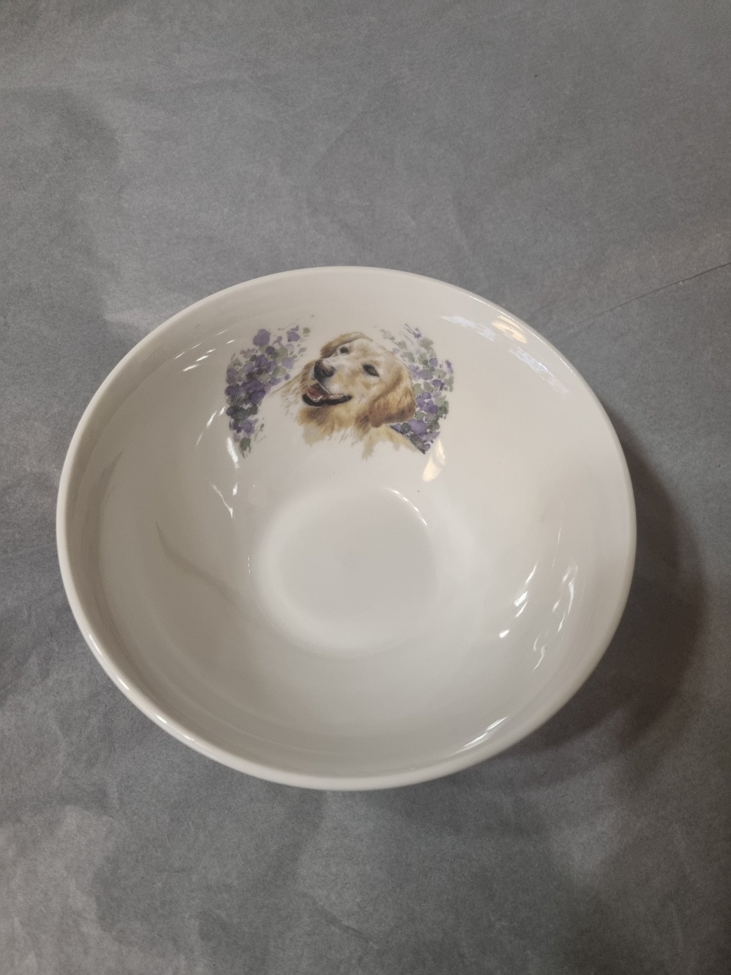 Bol en Porcelaine Décor chien