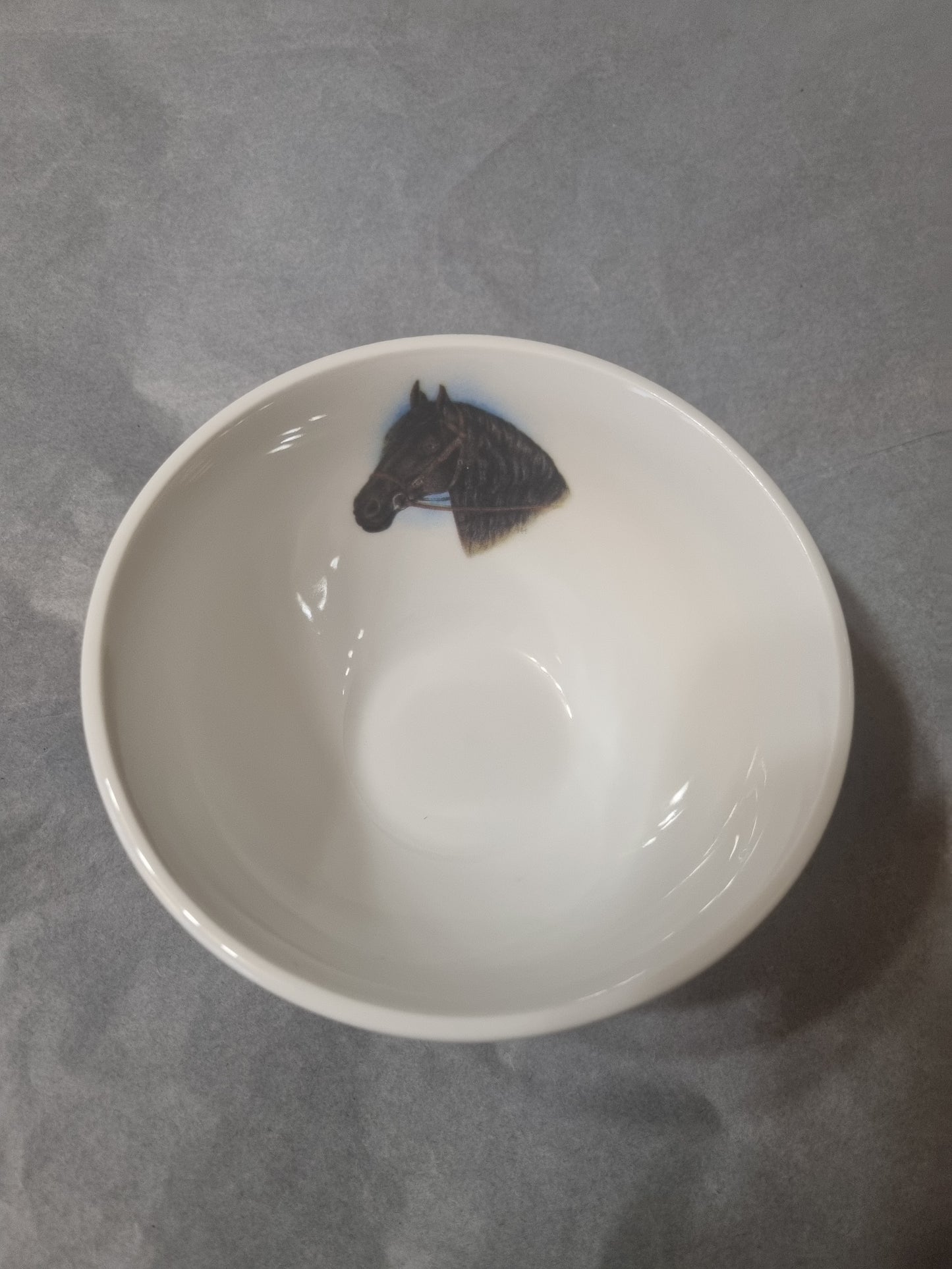 Bol en Porcelaine Décor Cheval