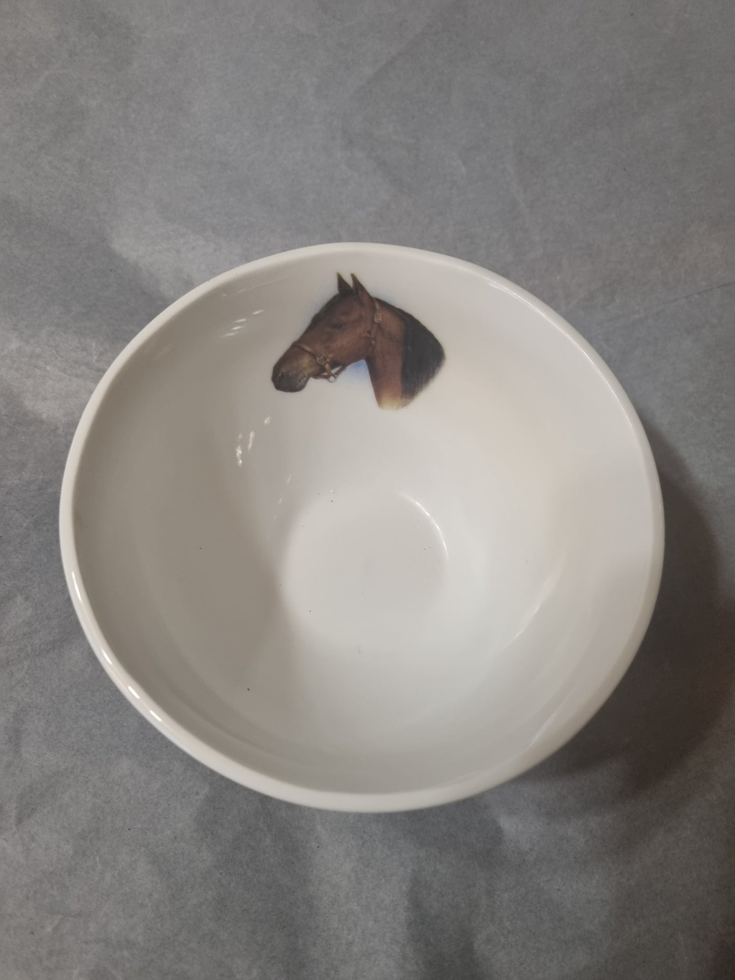 Bol en Porcelaine Décor Cheval