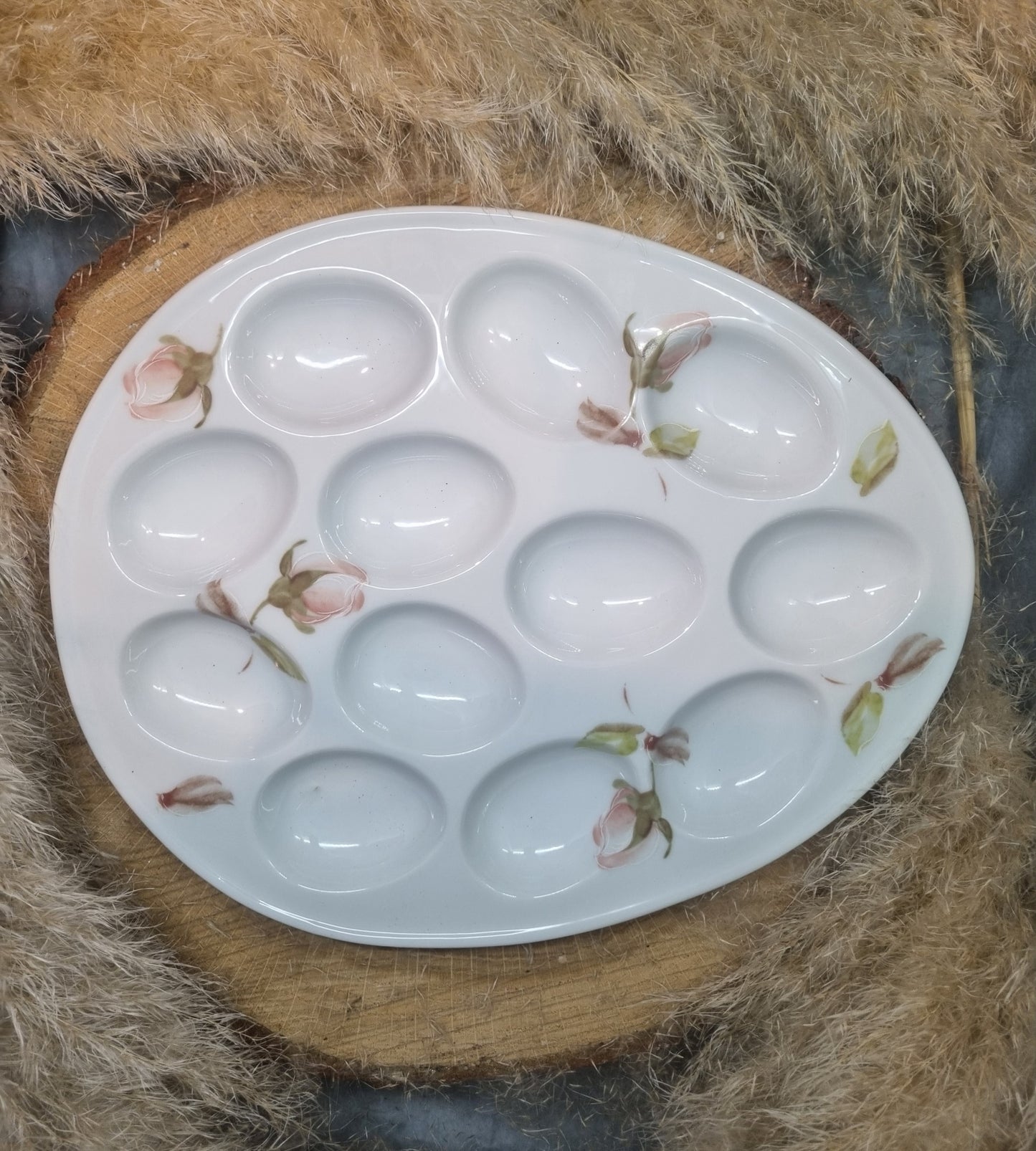 Plat Oeuf Mimosa en Porcelaine