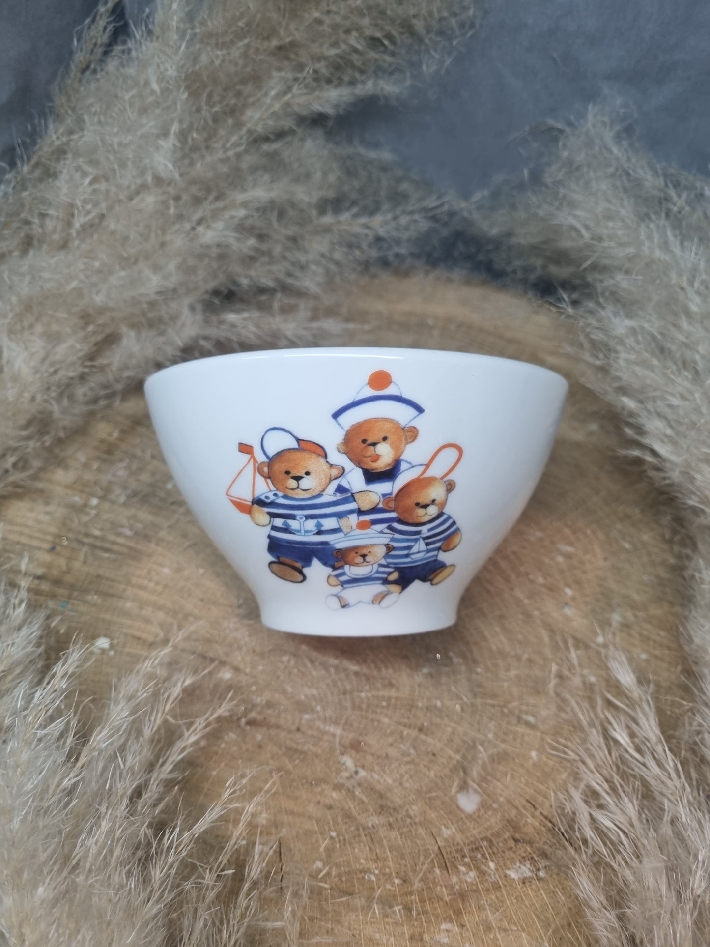 Bol en Porcelaine Décor ENFANT MARIN