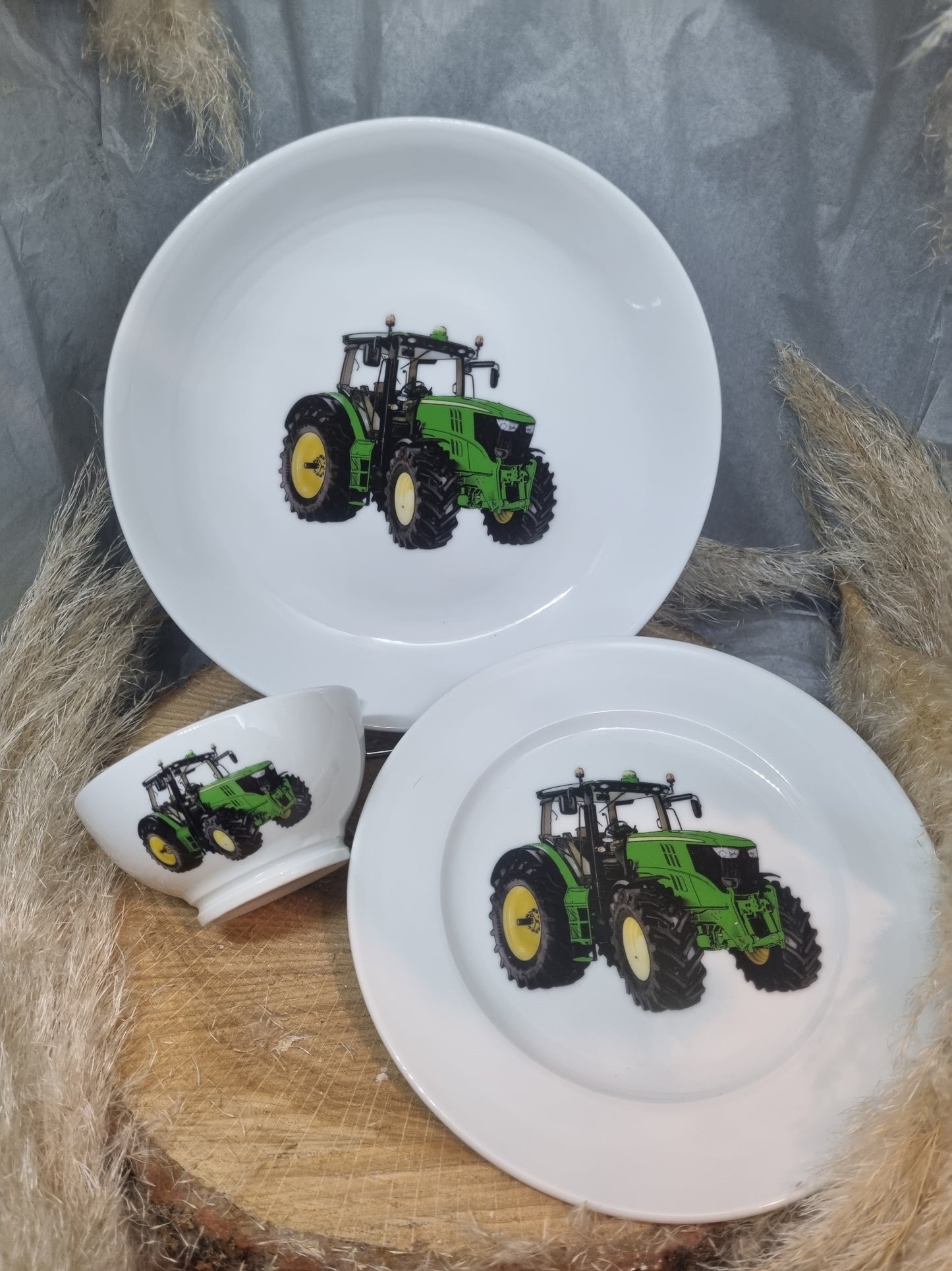 Coffret Enfant 3 Pièces Décor Tracteur