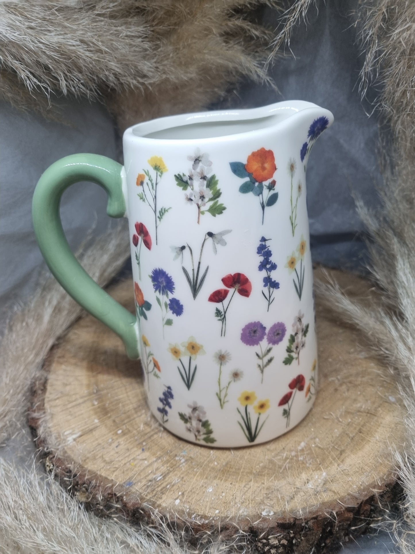 Pichet fleurs sauvages