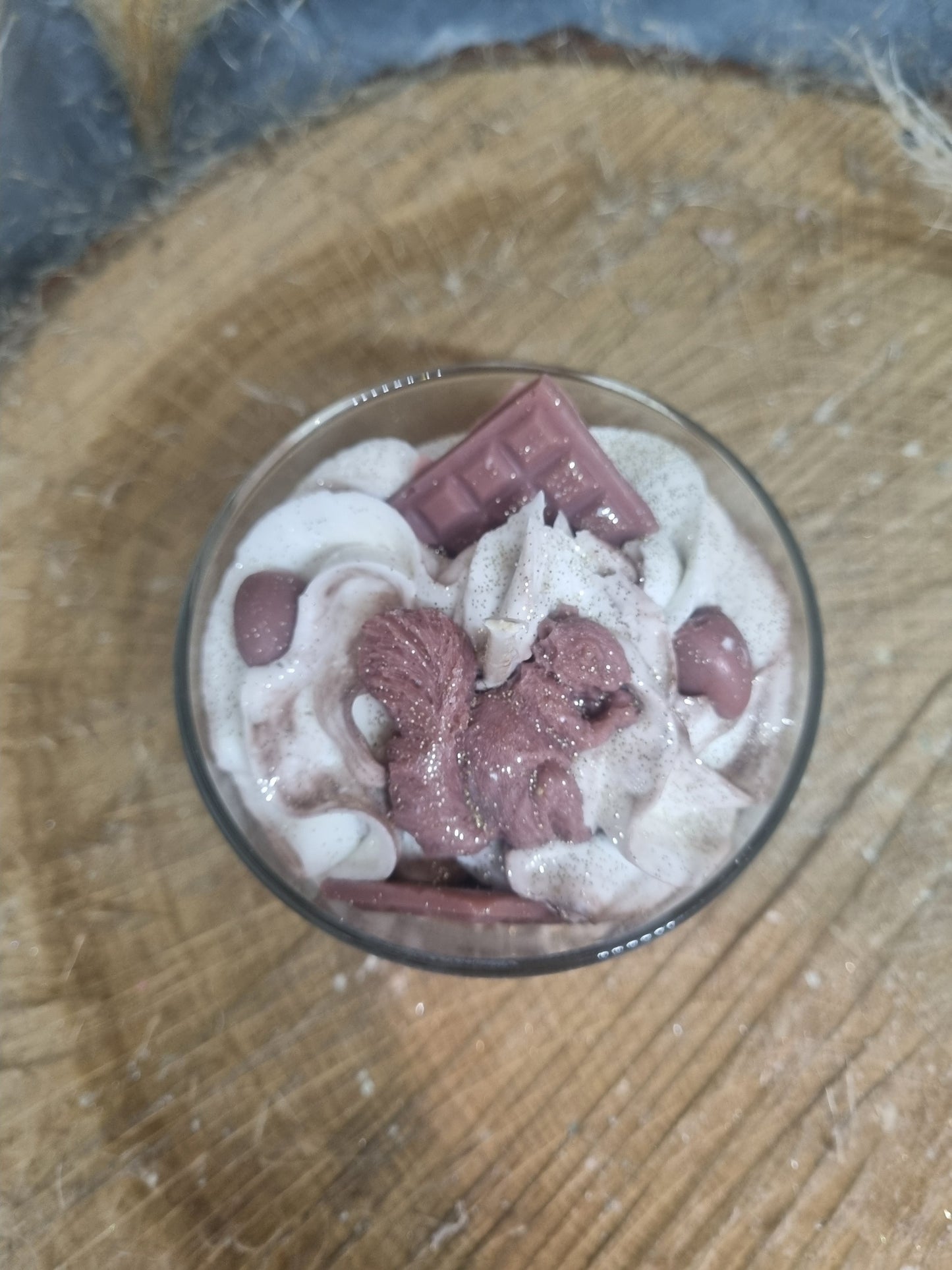 BOUGIE Chocolat Noisettes