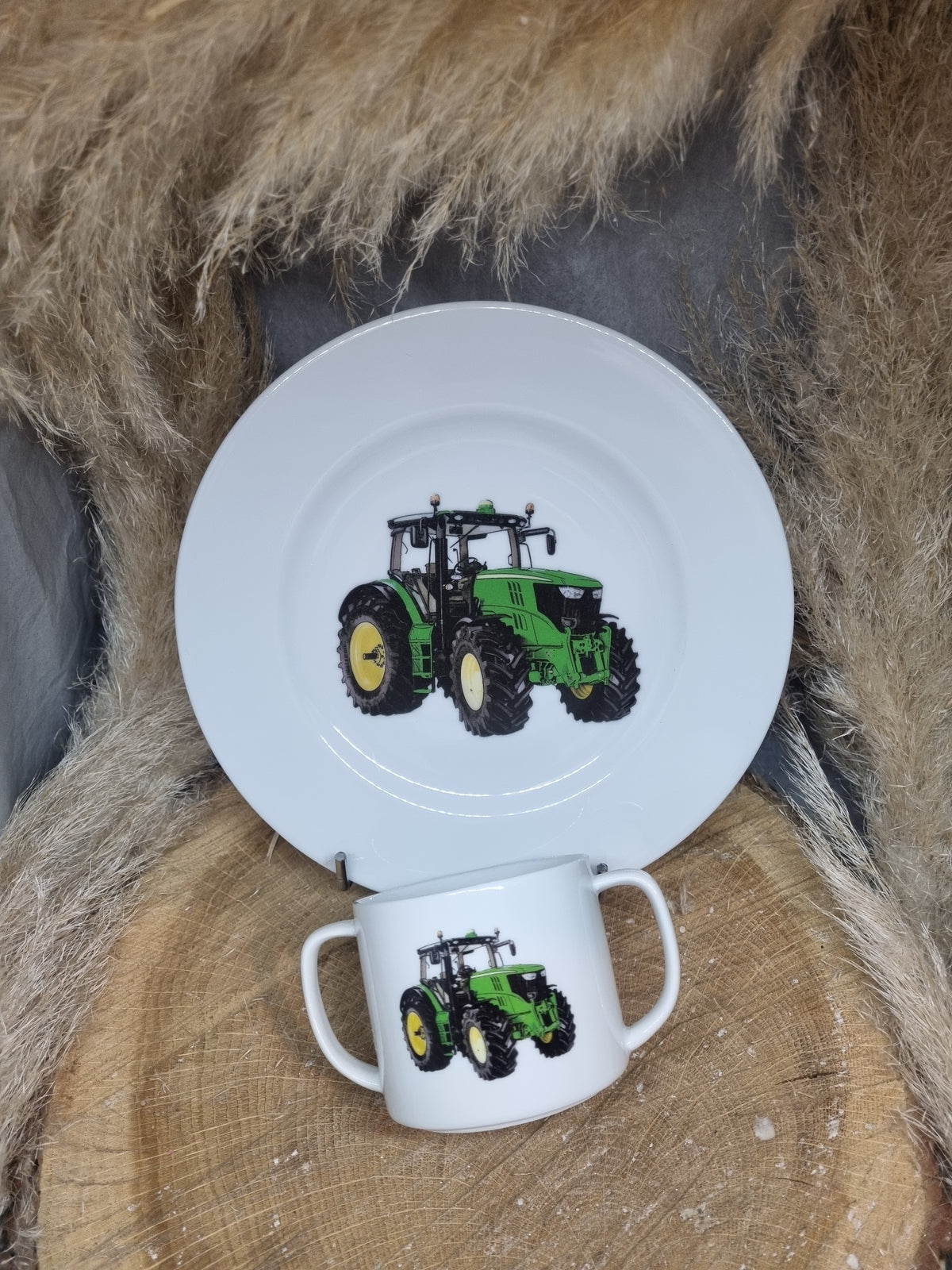Coffret Enfant 2 Pièces Décor Tracteur.