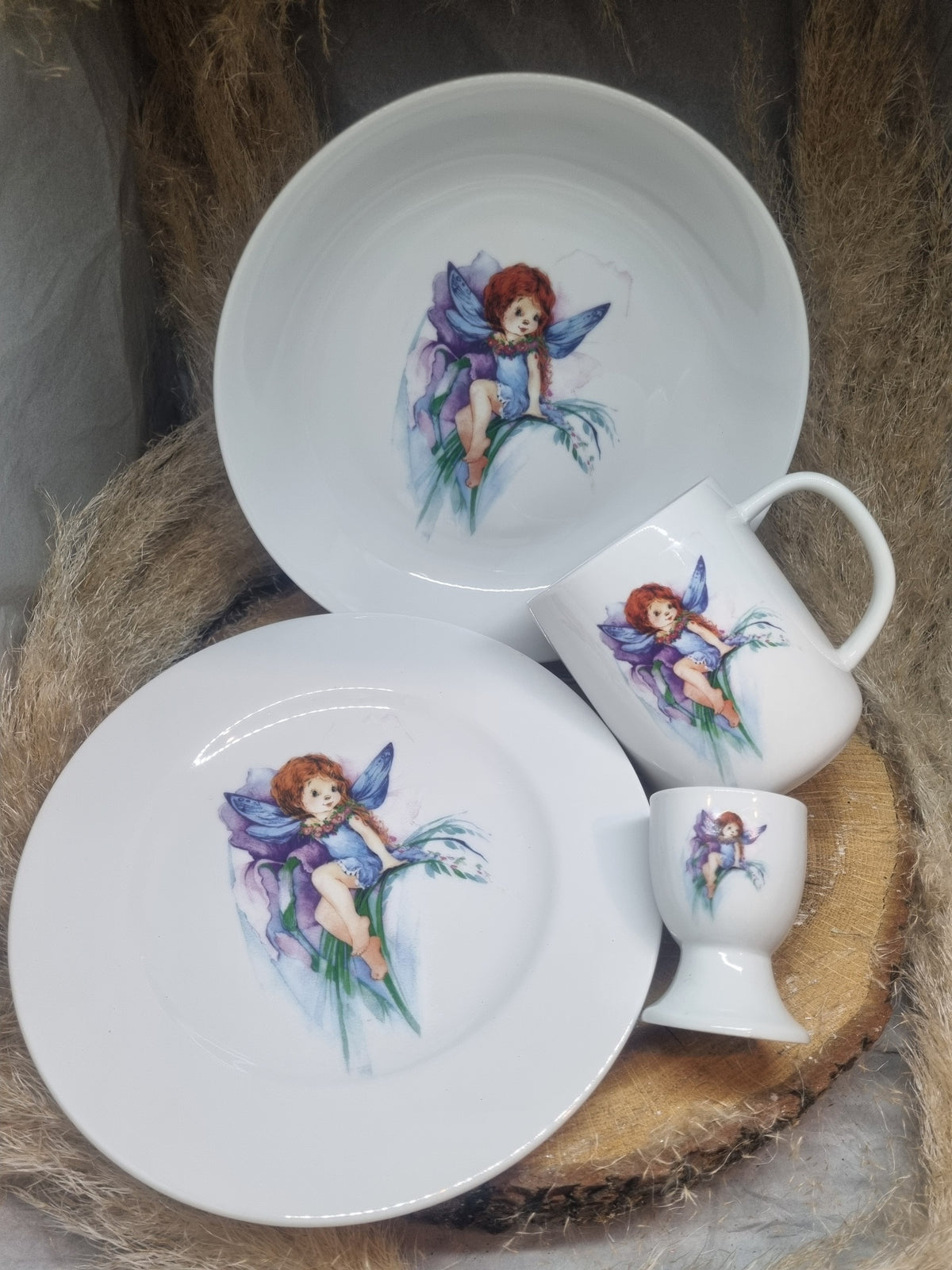 Coffret en Porcelaine Enfant Décor Fée