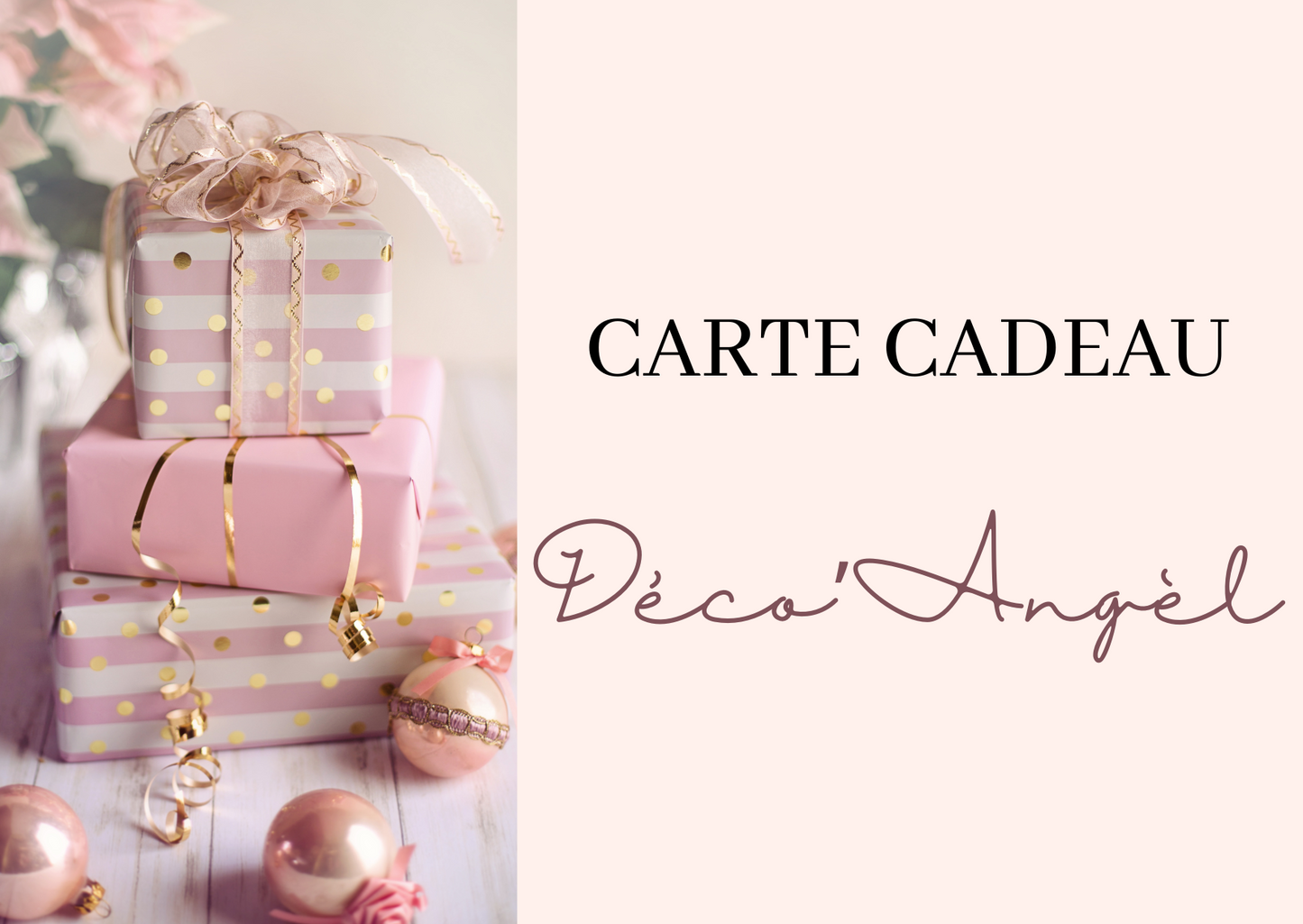 Carte-Cadeau Déco'Angèl