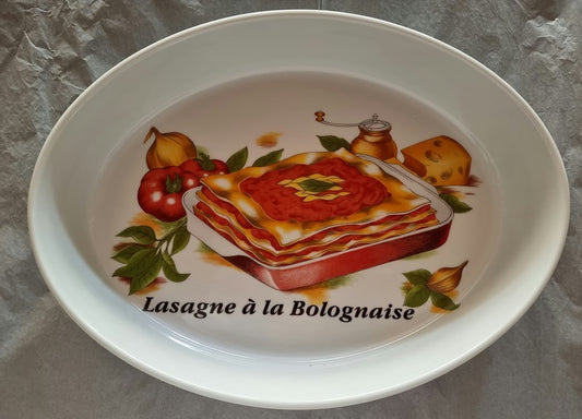 Plat ovale à Rôtir en Porcelaine