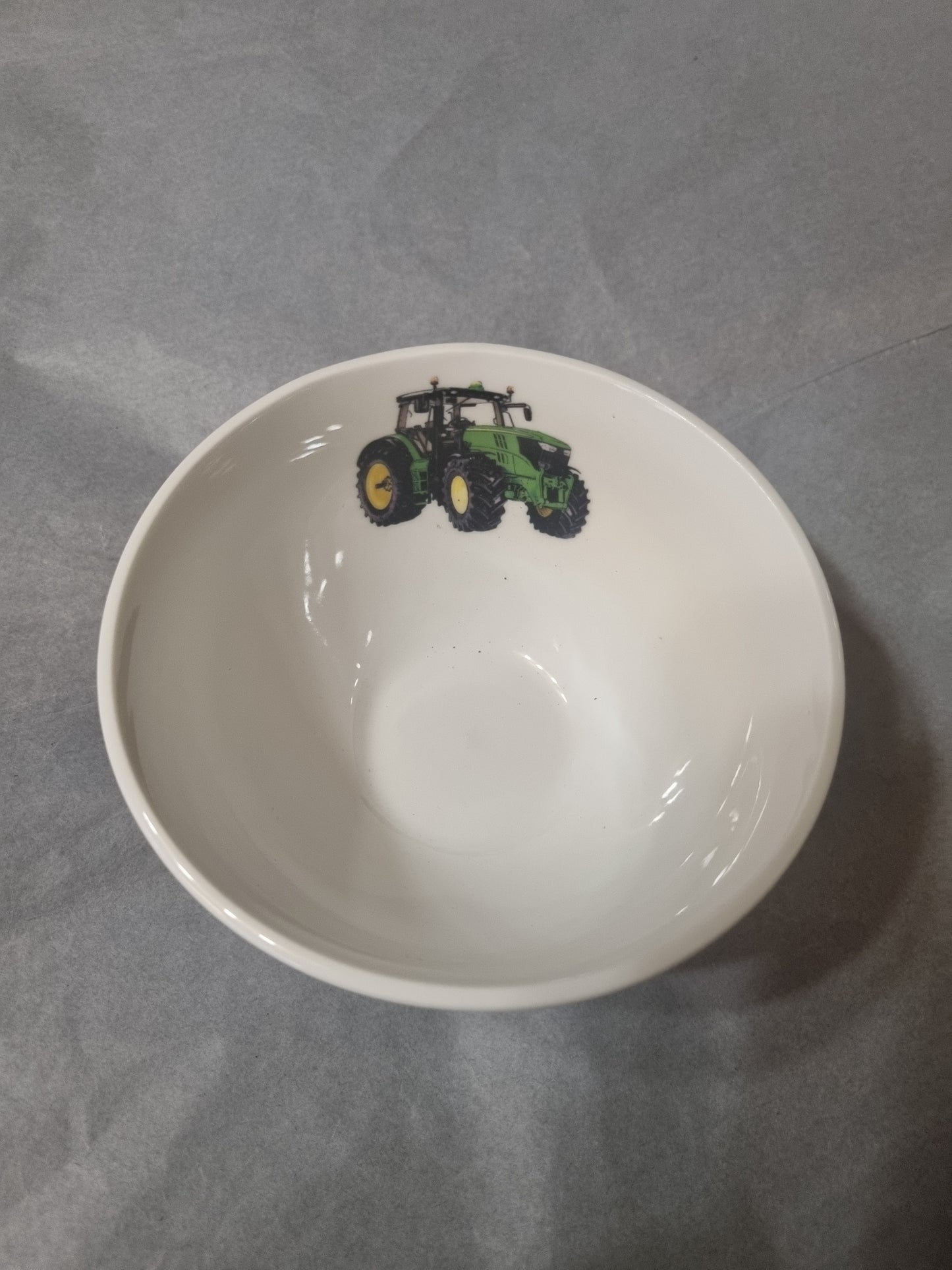 Bol en Porcelaine Décor Tracteur