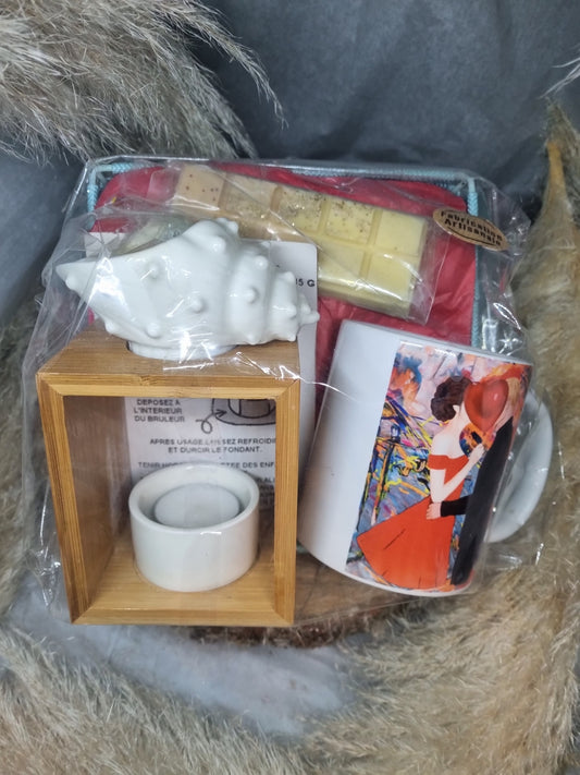 Coffret Brule-Parfum , Mug , Fondant Parfumé