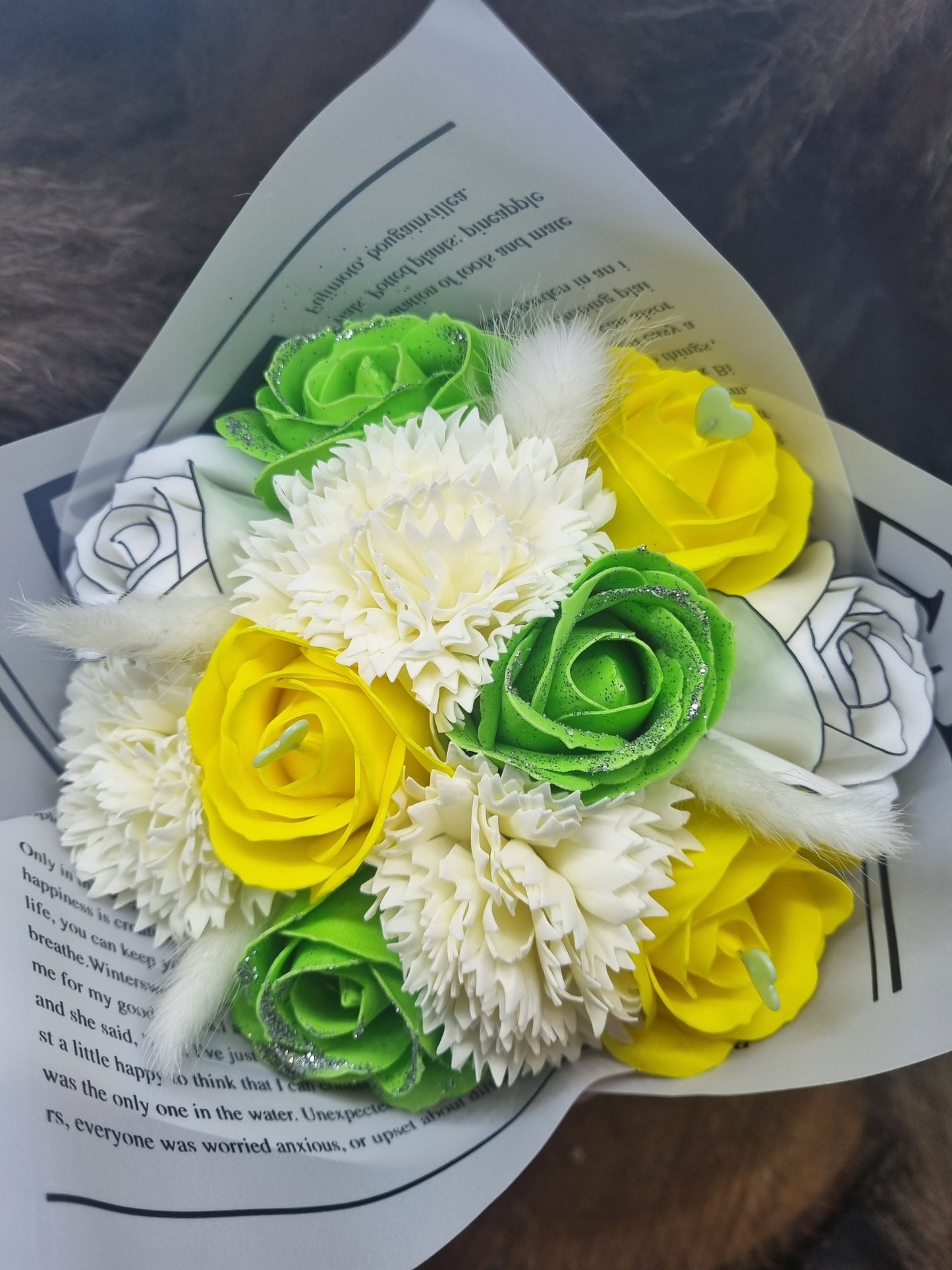 Bouquet 11 Roses savon
