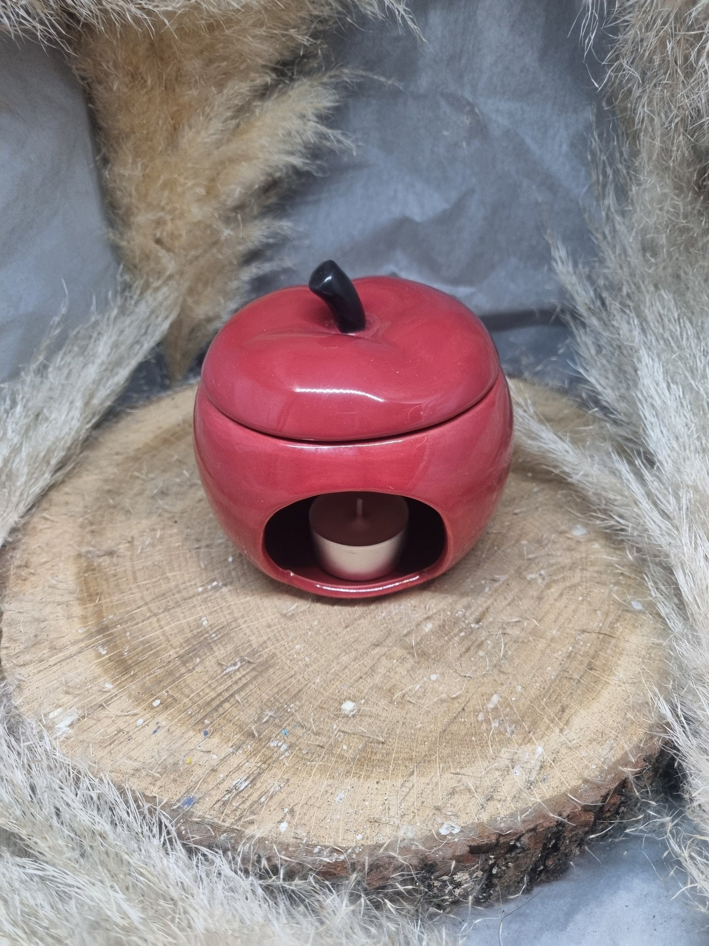 Brûle parfum -Pomme d'Amour rouge