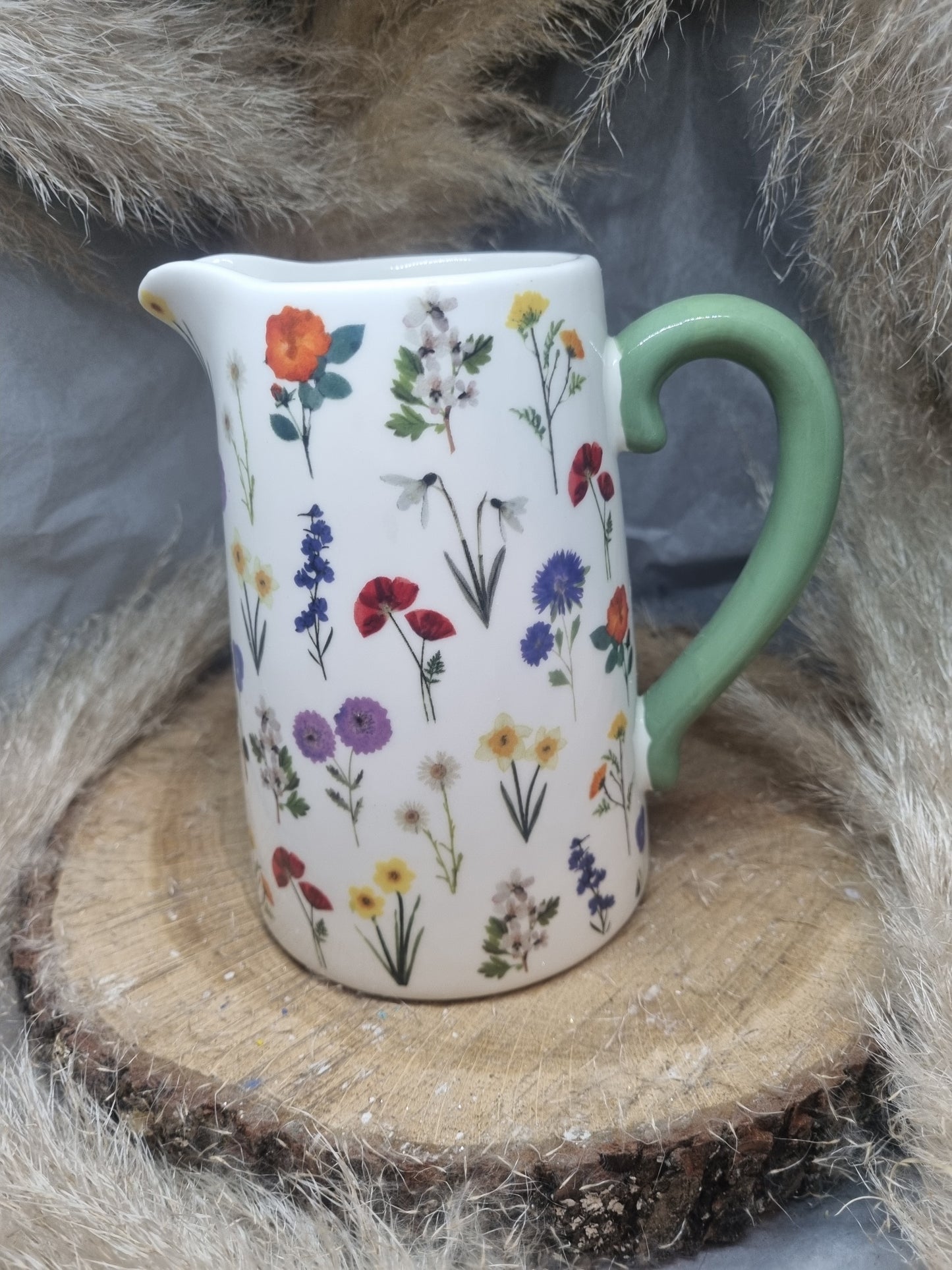 Pichet fleurs sauvages