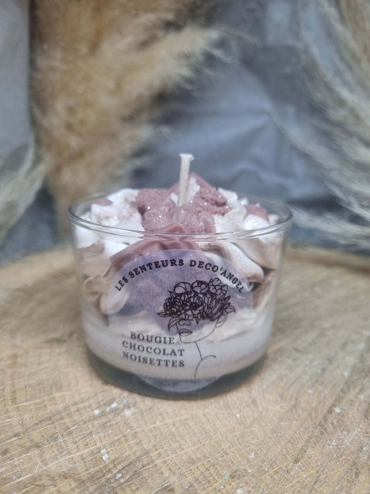 BOUGIE Chocolat Noisettes