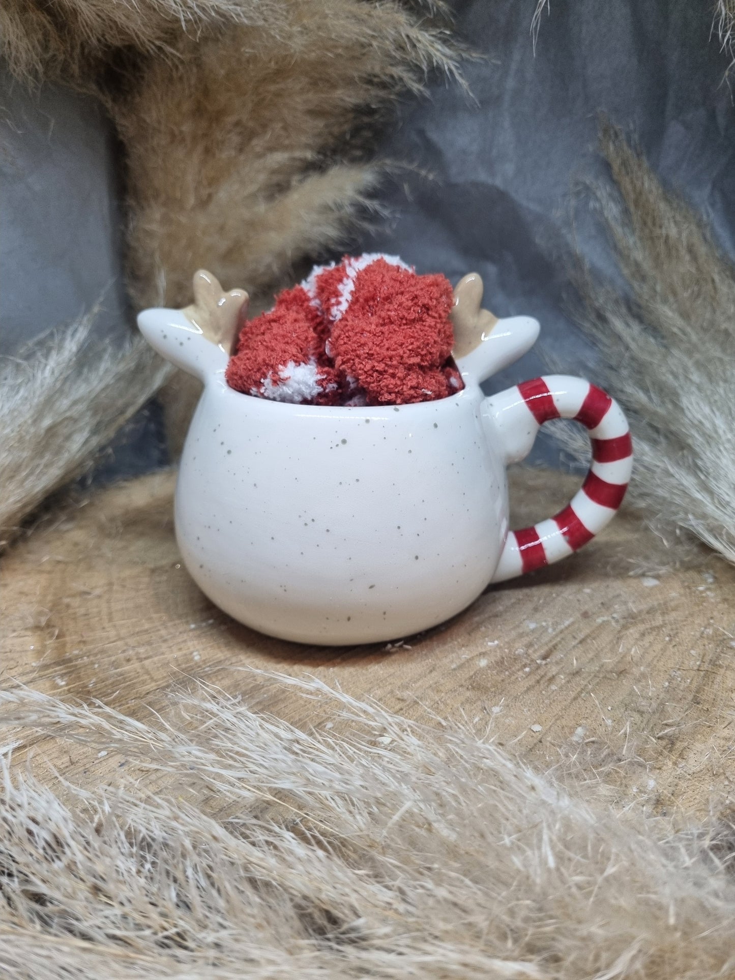 Ensemble Tasse Renne et Chaussettes