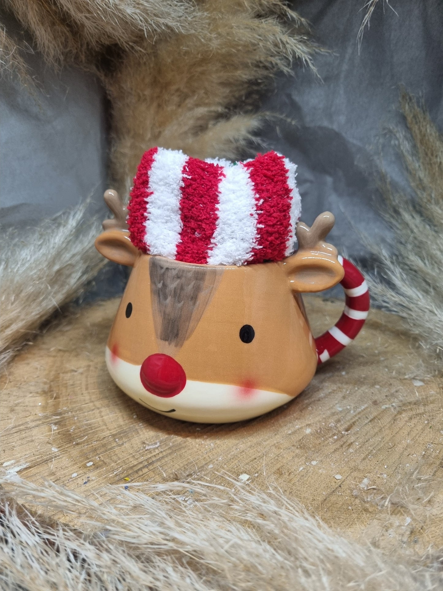 Ensemble Tasse Renne et  les chaussettes