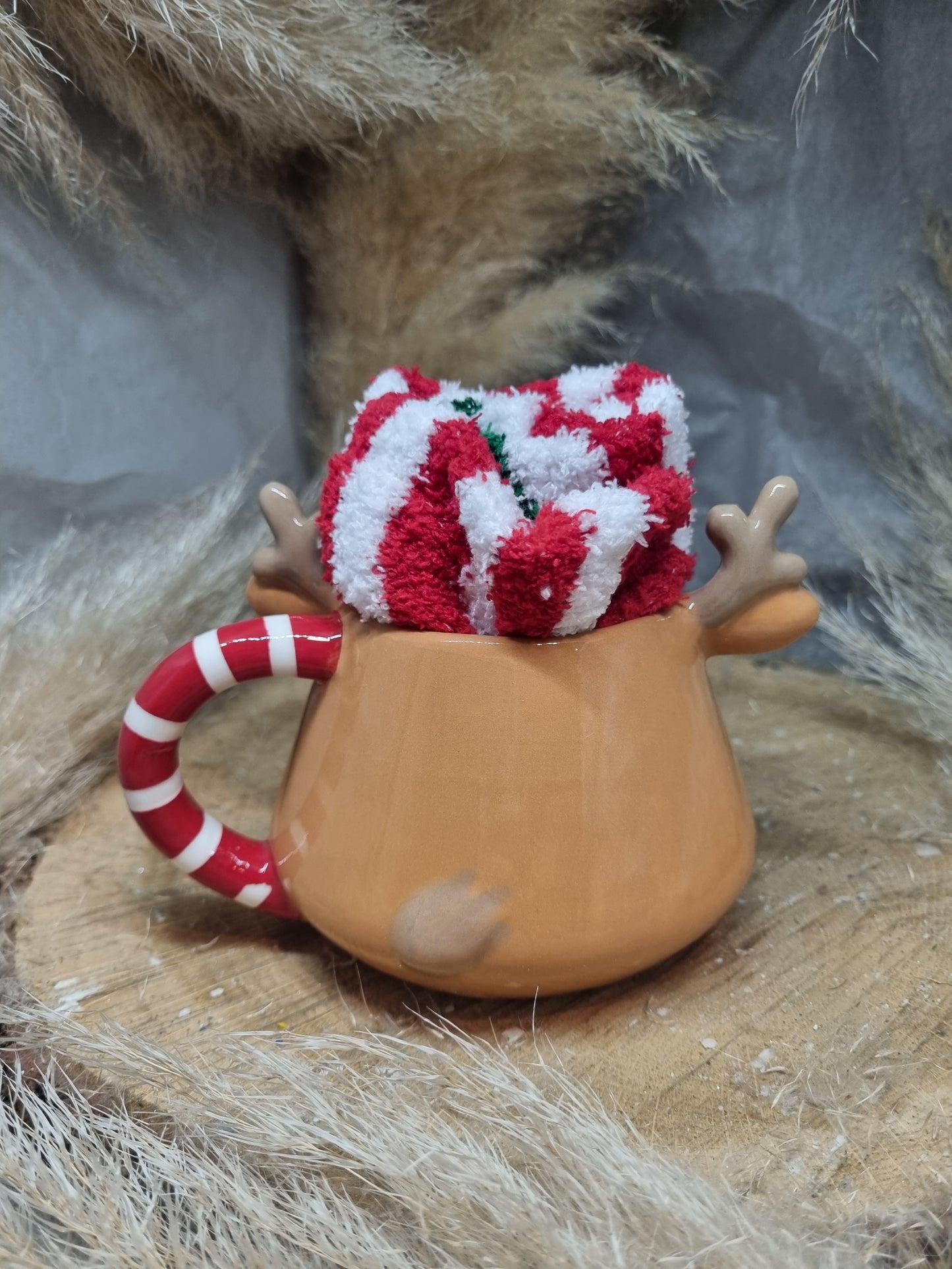 Ensemble Tasse Renne et  les chaussettes