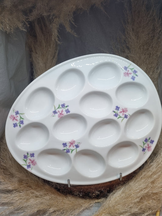 Plat Oeuf Mimosa en Porcelaine