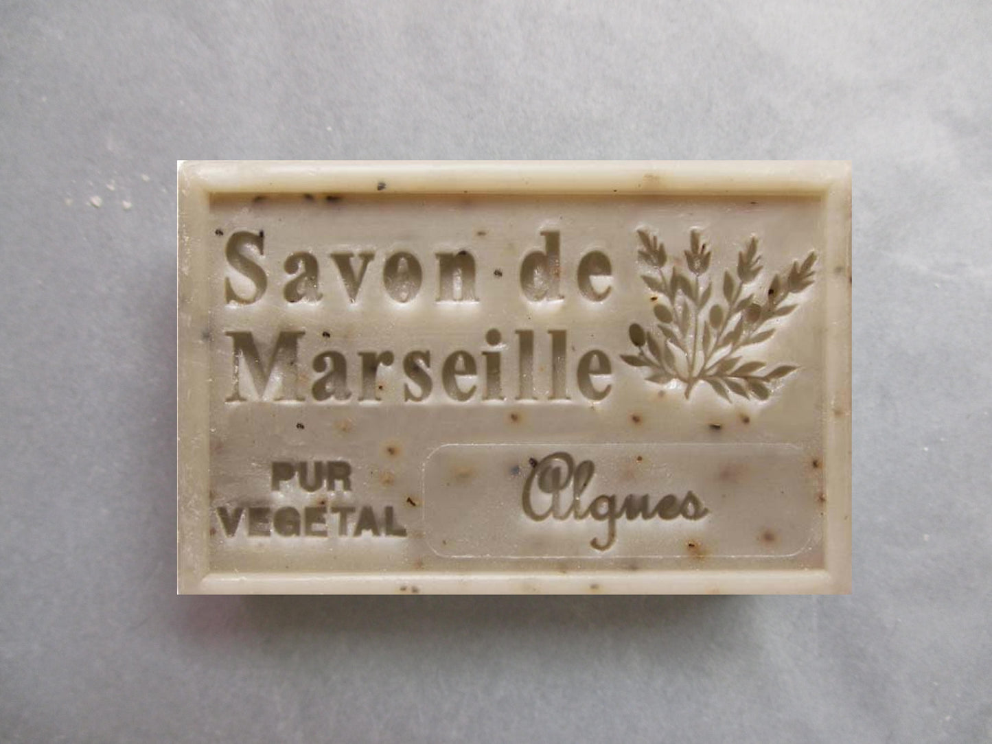 Savon Marseille exfoliant aux algues marine